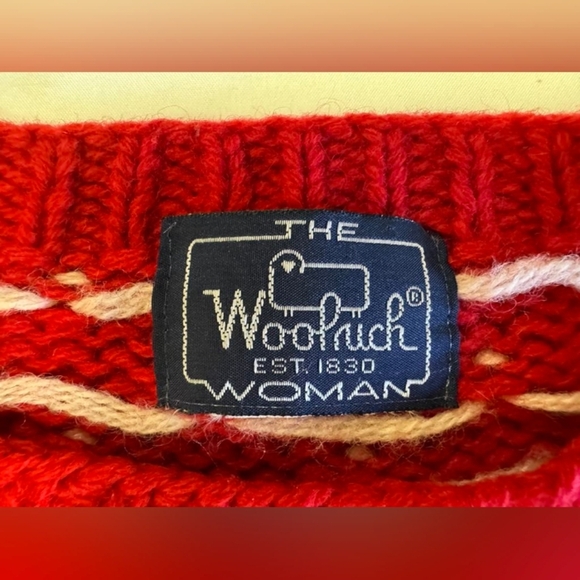 The Woolrich Woman 1830 Vintage EUC Chunky Knit Penguin Size Large - Picture 7 of 7
